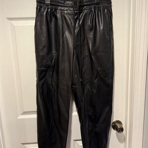 Black Leather Women’s Pants